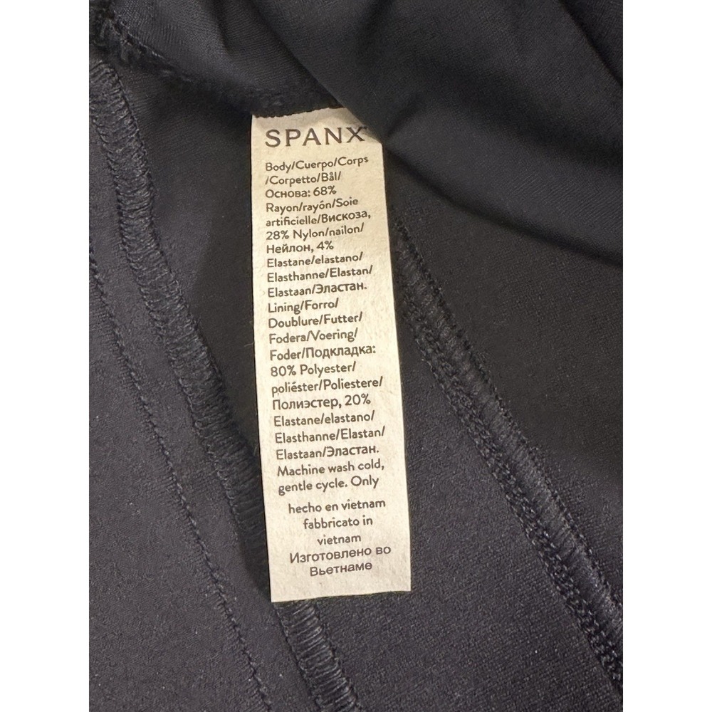 Spanx Perfect Pant Hi-Rise Flare Classic Navy Petite 1X NWT 20252Q Professional - Picture 8 of 8